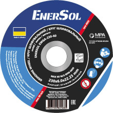 Круг шлифовальный по металлу EnerSol 230х22.23х6 мм EWGA-230-60