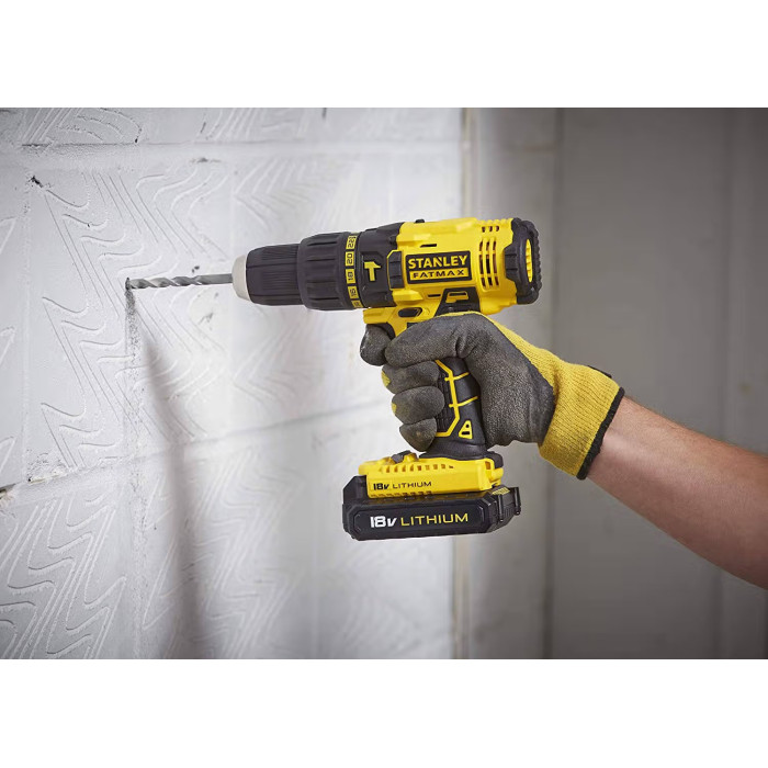 Дриль-шуруповерт ударний акумуляторний STANLEY FatMax FMC626C2K - зображення 7
