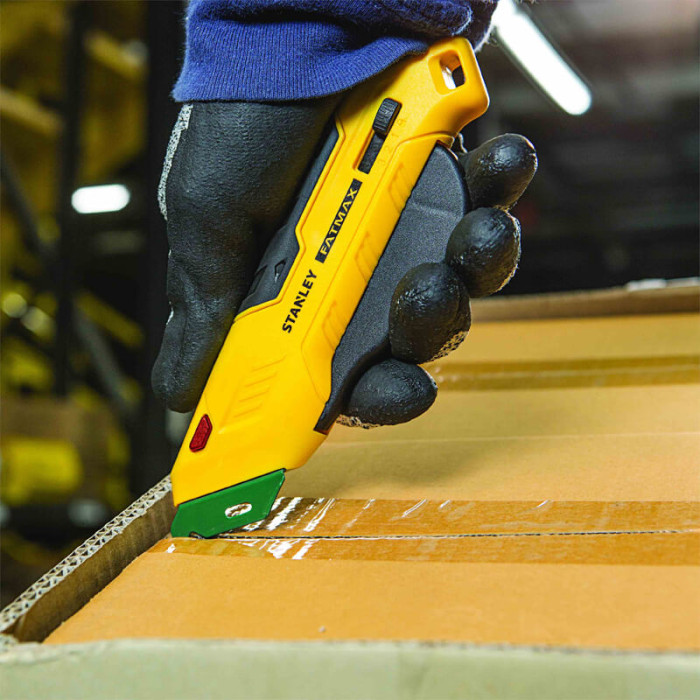 Нож безопасный FATMAX® Box Box с выдвижным трапецевидным лезвием STANLEY FMHT10363-0 - изображение 6