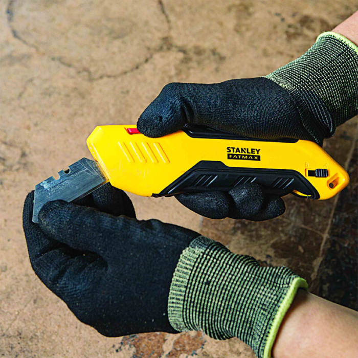 Нож безопасный FATMAX® Box Box с выдвижным трапецевидным лезвием STANLEY FMHT10369-0 - изображение 6