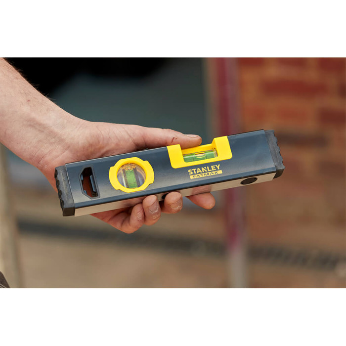 Уровень Classic Box Level TORPEDO алюминиевый длиной 230 мм с двумя капсулами и магнитами STANLEY FMHT42884-1 - изображение 6
