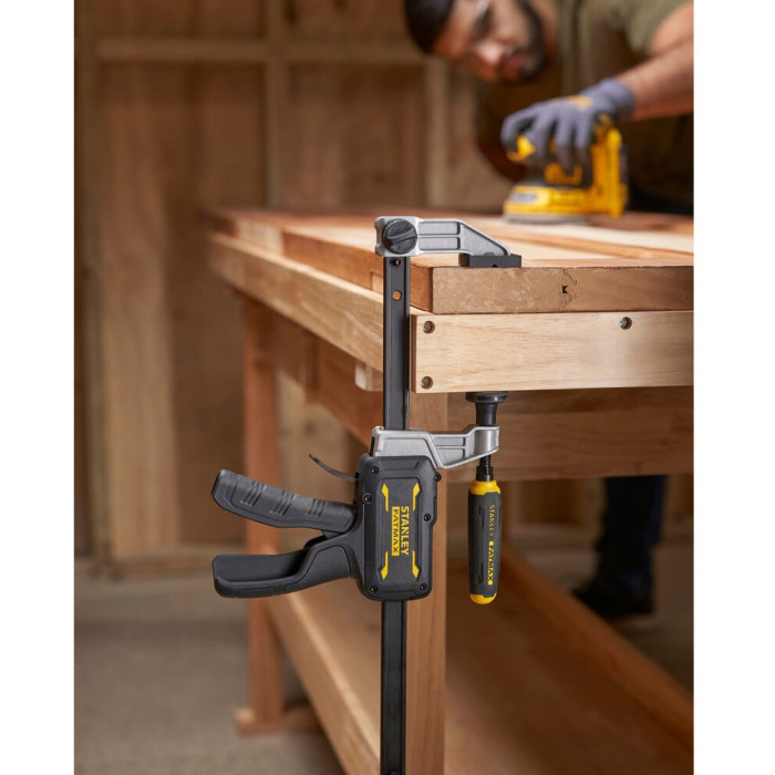 Струбцина гібридна STANLEY FatMax 600 мм FMHT83008-0 - зображення 4
