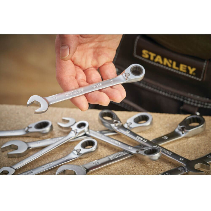 Ключ ріжково-накидний з тріскачкою STANLEY 10 мм FMMT13083-0 - зображення 4