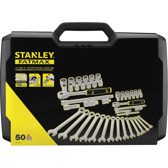 Набор инструментов универсальный STANLEY FatMax 50 предметов FMMT82827-1 - изображение 3