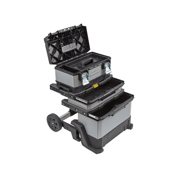 Ящик FatMax® Rolling Workshop, розміри 568x893x389 мм, з колесами STANLEY FMST1-75506 - зображення 2