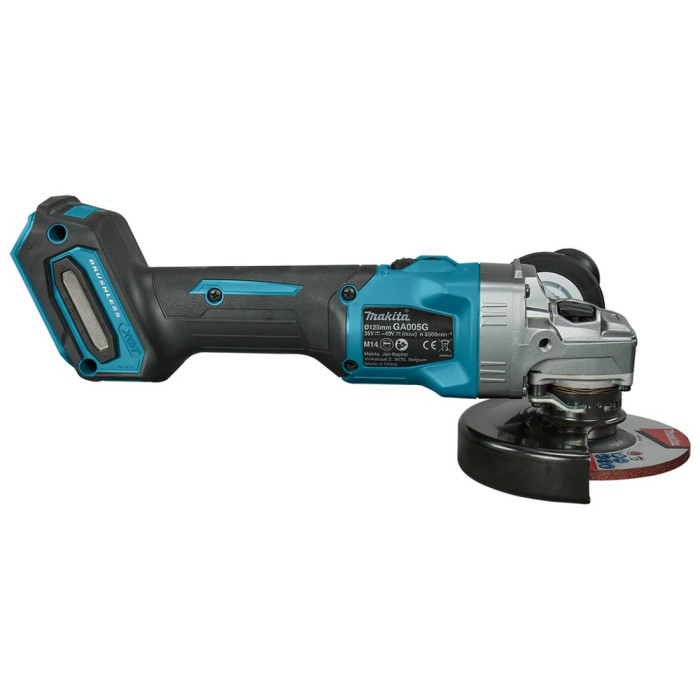 Угловая шлифмашина аккумуляторная Makita GA005GM201 - изображение 3