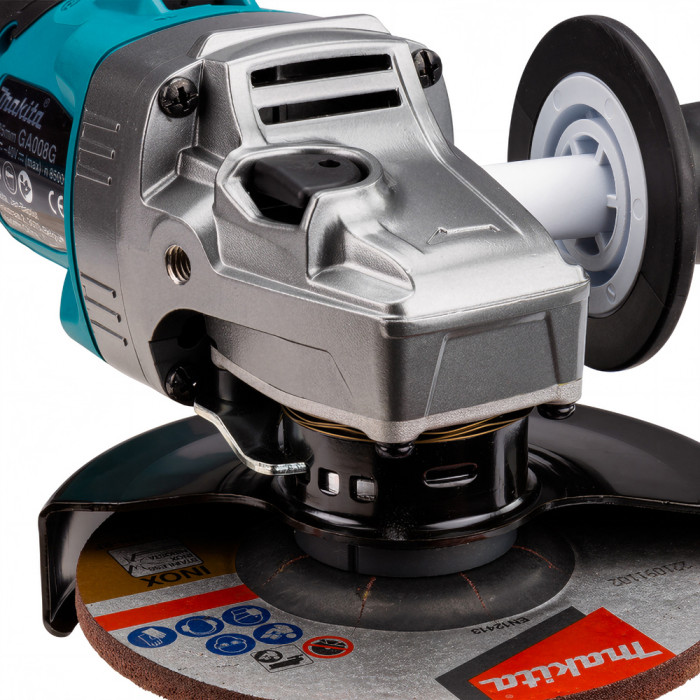 Угловая шлифмашина аккумуляторная Makita GA008GM201 - изображение 7