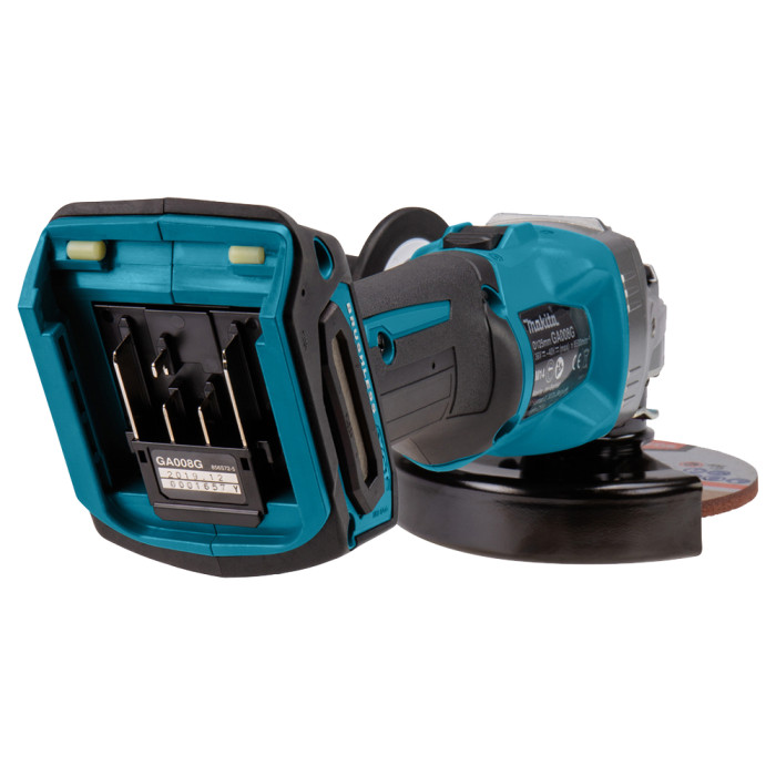 Угловая шлифмашина аккумуляторная Makita GA008GM201 - изображение 10