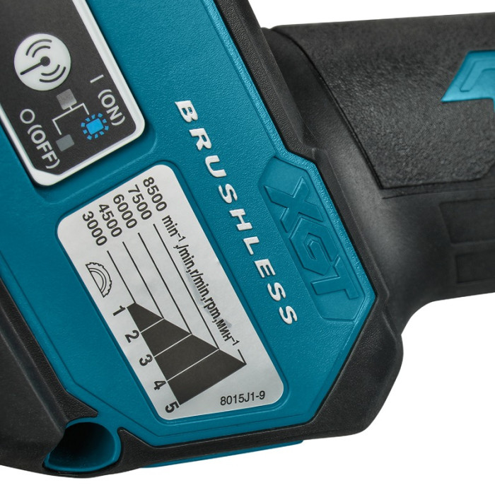 Кутова шліфмашина акумуляторна Makita X-LOCK GA041GM201 - зображення 5