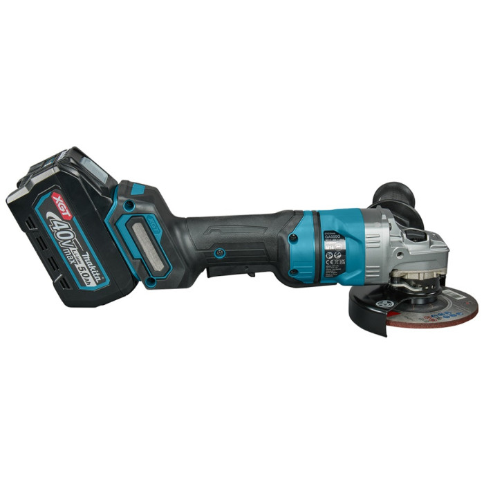 Угловая шлифмашина аккумуляторная Makita GA050GT101 - изображение 5