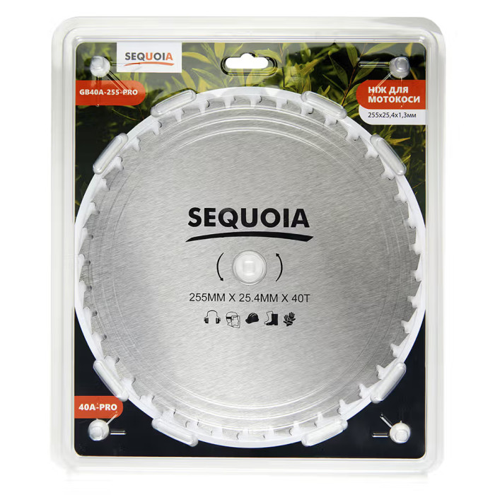 Ніж для мотокоси SEQUOIA 255х25.4х40 GB40A-255-PRO - зображення 3
