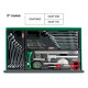 Ящик для СТО, інструмент TOPTUL (Pro-Line) 3 секції 157 од. GCAZ0011 - зображення 5