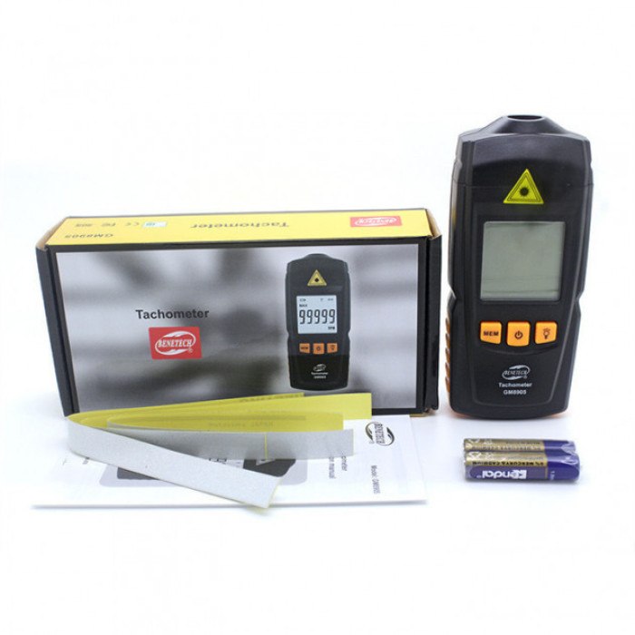 Тахометр безконтактний 2.5-99999 об/хв BENETECH GM8905 - зображення 2