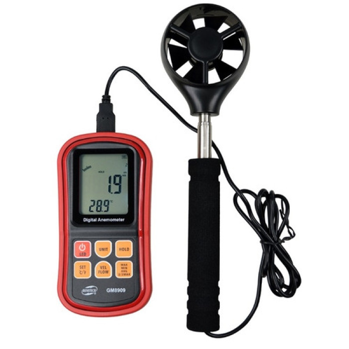 Анемометр 0.3-45 м/с BENETECH GM8909