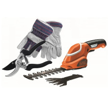 Ножиці акумуляторні для кущів та трави BLACK+DECKER GSL700KIT