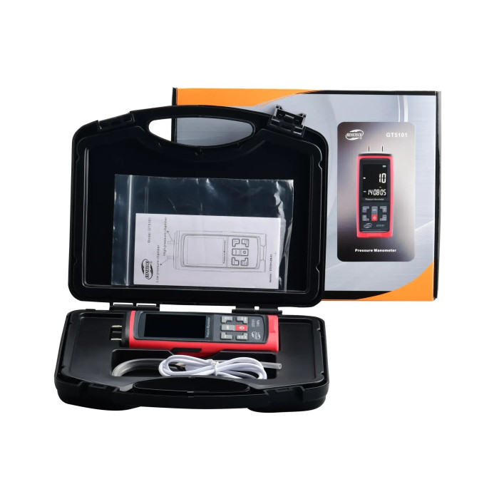 Дифманометр цифровий USB 10 кПа BENETECH GT5101-10KPA - зображення 2