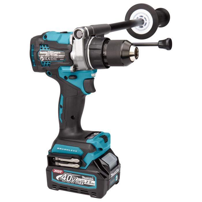 Дрель-шуруповёрт ударная аккумуляторная Makita HP001GD201 - изображение 4