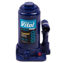 Домкрат бутылочный гидравлический Vitol 10 т IH-195357D