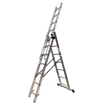 Лестница алюминиевая трёхсекционная GTM 3х7 4.07 м KME307