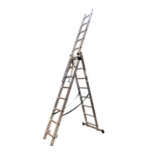Лестница алюминиевая трёхсекционная GTM 3х8 4.88 м KME308