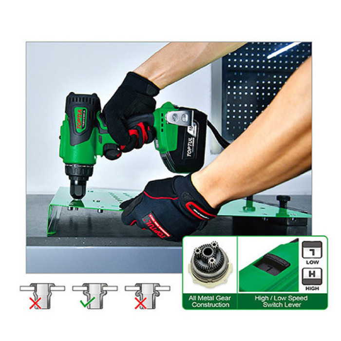 Заклепник акумуляторний TOPTUL KPN-006ME - зображення 3