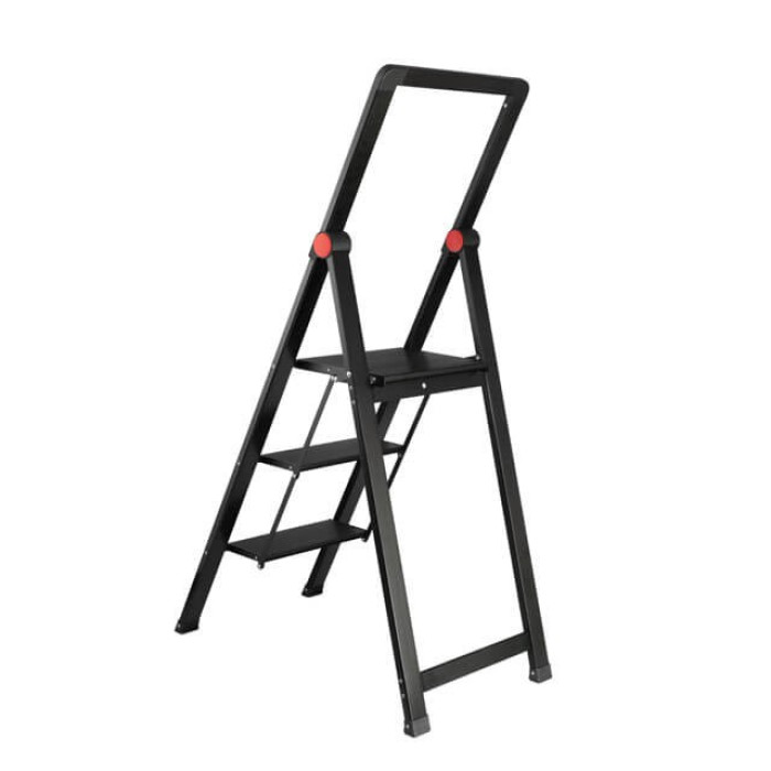 Стремянка алюминиевая INTERTOOL STORM Black Slim LT-5003 - изображение 6