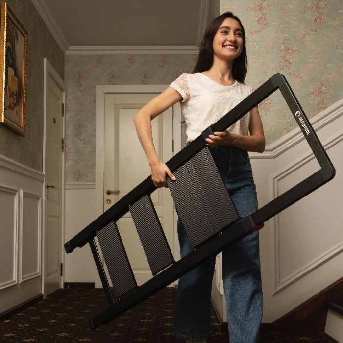 Стремянка алюминиевая INTERTOOL STORM Black Slim LT-5003 - изображение 9