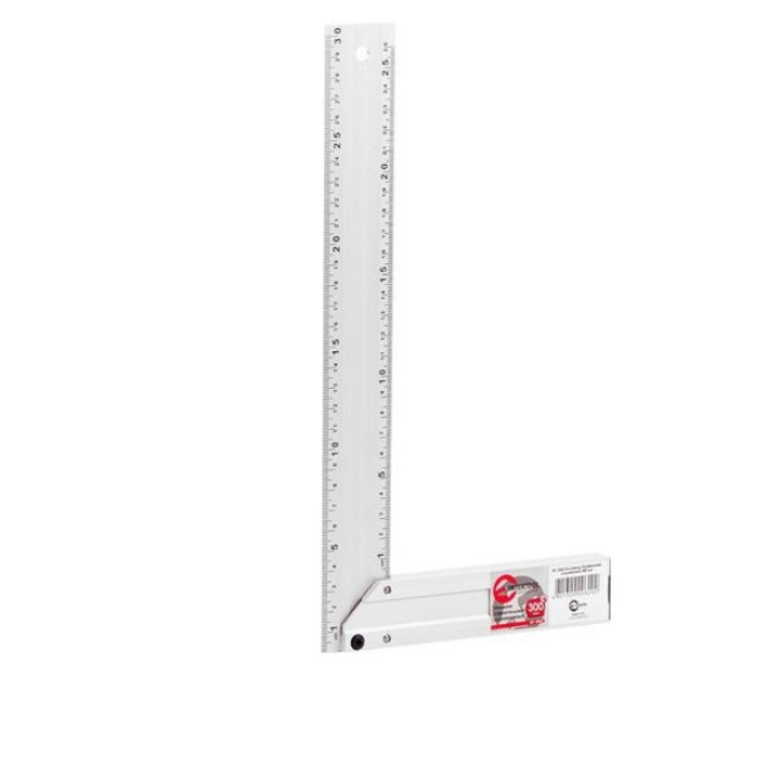 Угольник строительный алюмин. Intertool 300 мм