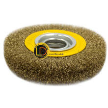 Щетка двойная кольцевая латунь NovoTools 175x22.2мм