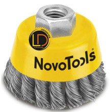 Щетка торцевая плетенная NovoTools 100мм
