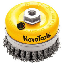 Щетка торцевая плетенная NovoTools 100мм