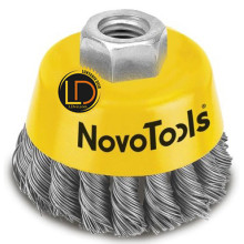 Щетка торцевая плетенная NovoTools 125мм