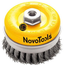 Щетка торцевая плетенная NovoTools 75мм