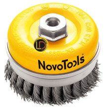 Щетка торцевая плетенная NovoTools 90мм