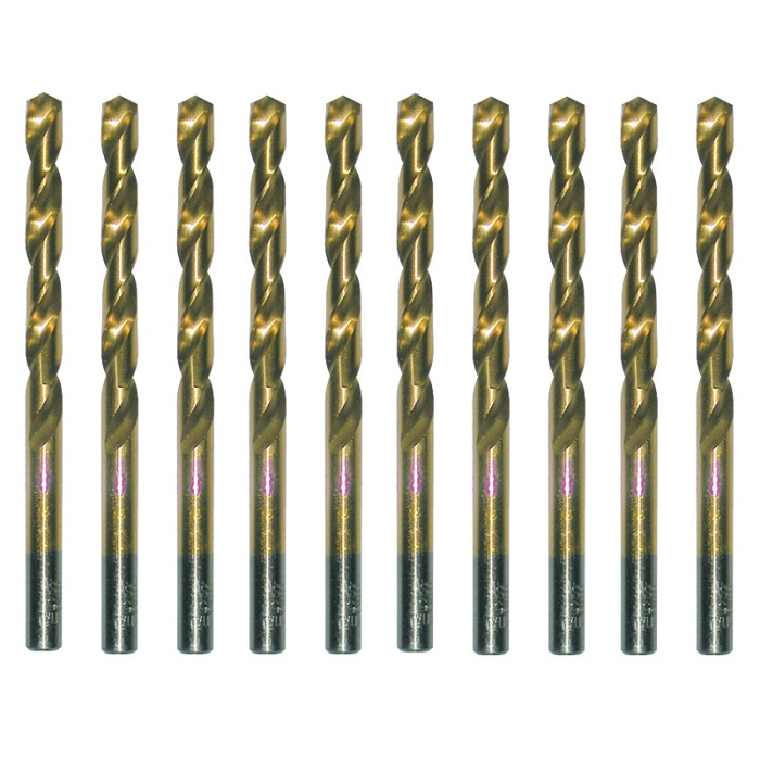 Свёрла по металлу 10 шт Makita HSS-G TiN 5х86 мм P-61145-10