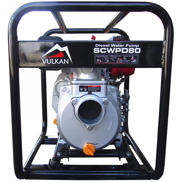 Мотопомпа дизельная для чистой воды VULKAN SCWPD80 - изображение 4