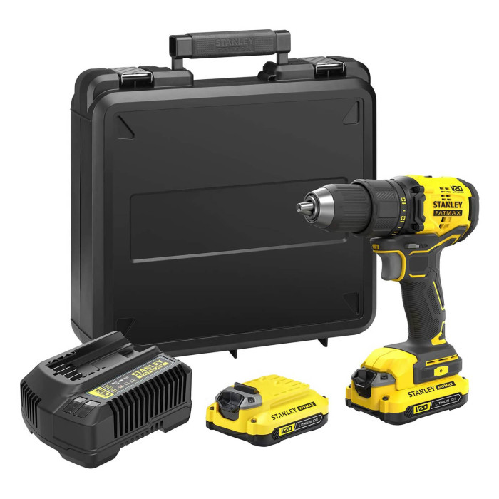 Дриль-шуруповерт акумуляторний STANLEY FatMax SFMCD710D2K