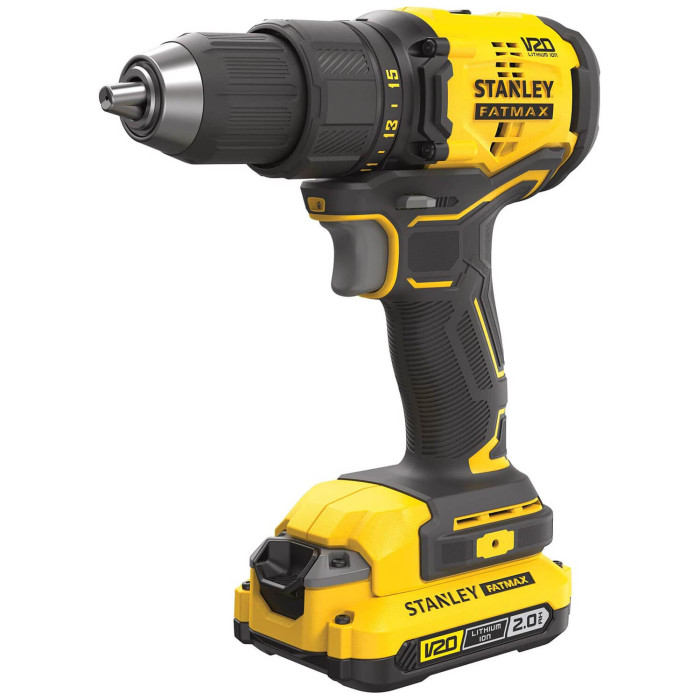 Дриль-шуруповерт акумуляторний STANLEY FatMax SFMCD710D2K - зображення 2
