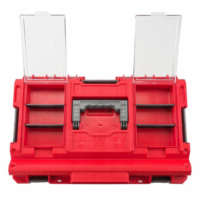 Ящик для інструментів QBRICK SYSTEM ONE Ultra HD RED 450 2.0 PROFI 5901238256533 SKRQ450P2CCZEPG003 - зображення 3