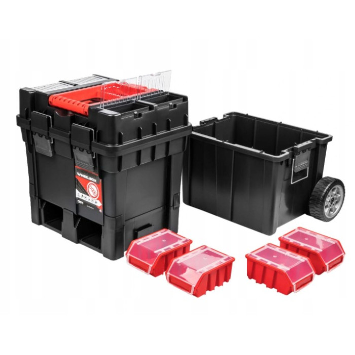 Набір ящиків QBRICK SYSTEM Wheelbox HD Compact SKRWC1HDCZAPG001 - зображення 4