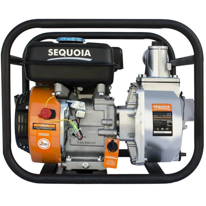 Мотопомпа бензиновая для чистой воды SEQUOIA SPP600 - изображение 2