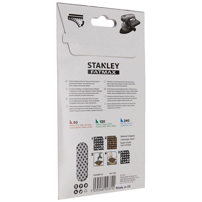 Сетка шлифовальная STANLEY STA39097 - зображення 2