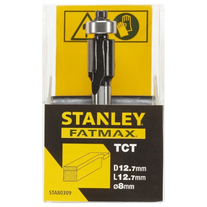 Фреза копировальная по дереву STANLEY FatMax D12.7 l12.7 d8 STA80309 - изображение 2