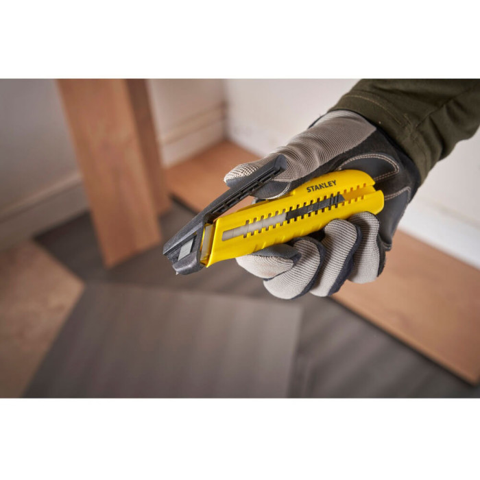 Нож с выдвижным лезвием STANLEY 18 мм STHT10489-0 - изображение 5