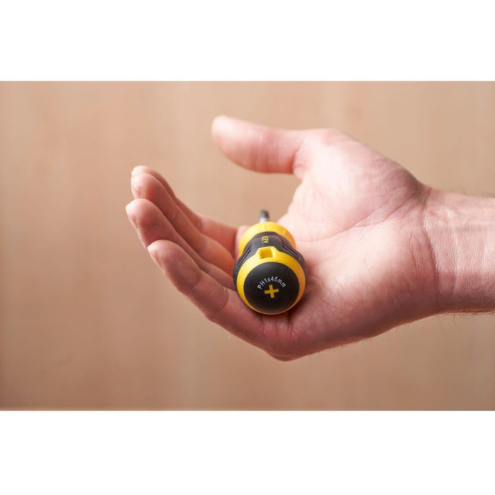 Отвёртка STANLEY Cushion Grip PH1х45 мм STHT16154-0 - изображение 5