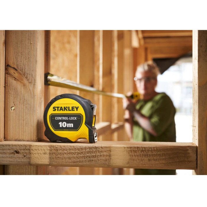 Рулетка STANLEY Control-Lock 10 м 25 мм STHT37233-0 - изображение 9