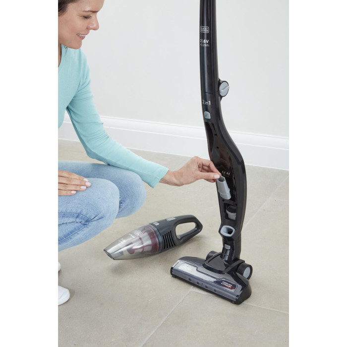 Пилосос акумуляторний (електровіник) BLACK+DECKER SVB620JW - зображення 10
