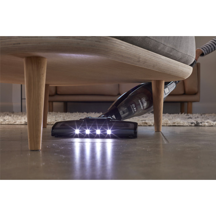 Пилосос акумуляторний (електровіник) BLACK+DECKER SVB620JW - зображення 13
