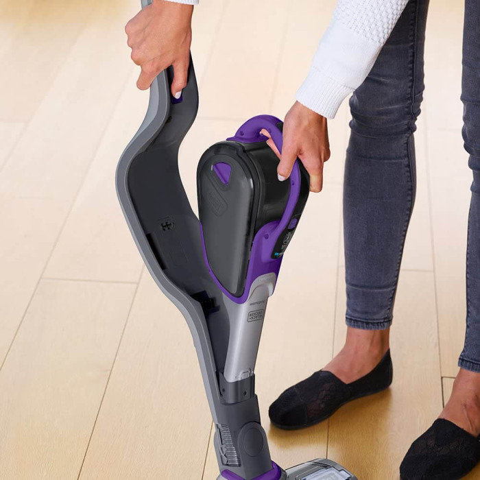 Пилосос акумуляторний (електровіник) BLACK+DECKER SVJ520BFSP - зображення 7