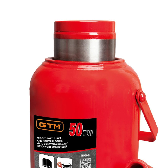 Домкрат бутылочный гидравлический GTM 50 т TH95004 - изображение 2